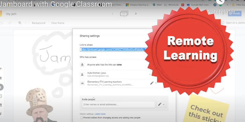 Jamboard google store classroom